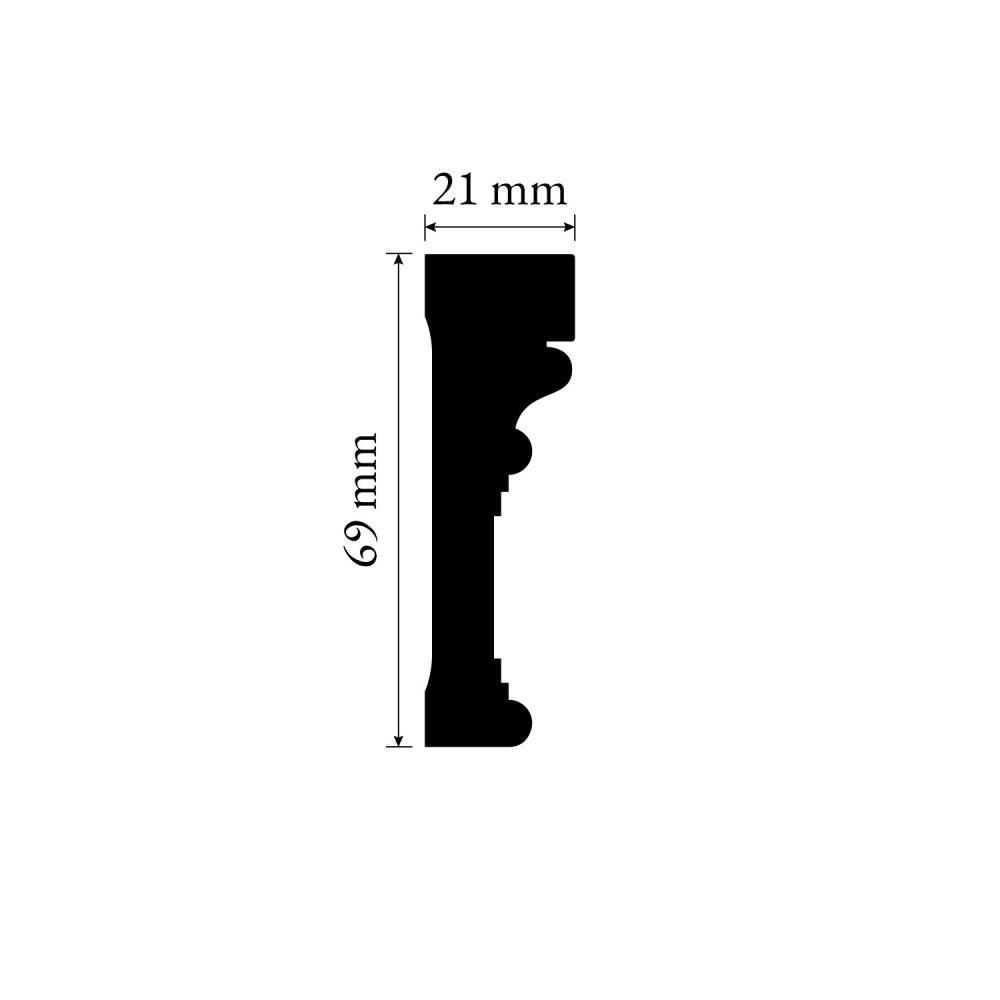 Window and Door Trim - 21 x 69 mm - No. F2117