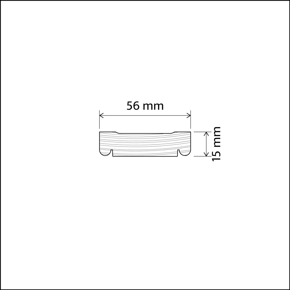 PROVBIT - Dörrfoder - 56 mm - Nr. 2129
