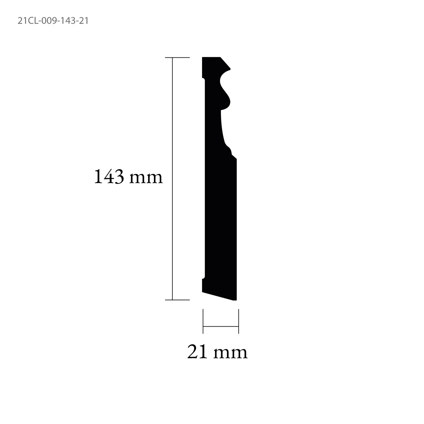 Shape and cut of floor trim, baseboard - Door moulding with antique, vintage, and turn-of-the-century style - Old-fashioned style