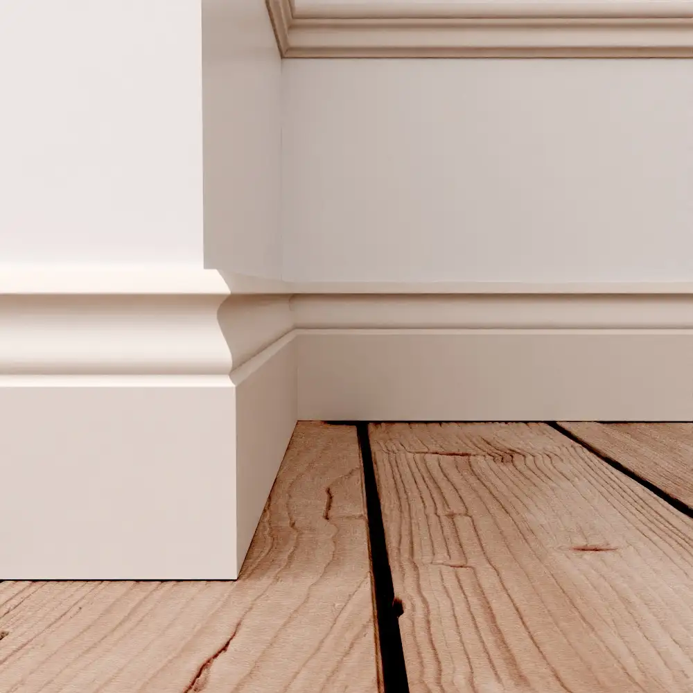 Wood Baseboard - 16 x 95 mm - No. 21-CL-012