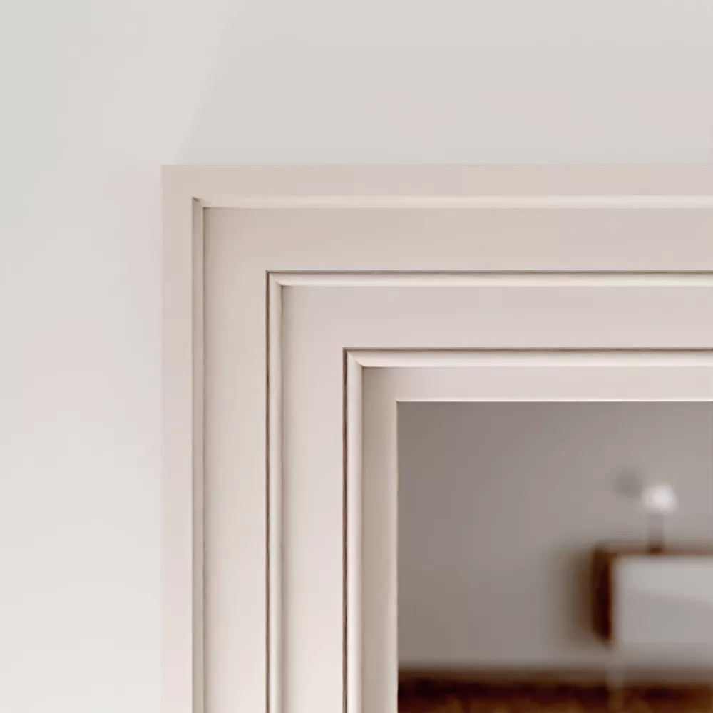 Dörrfoder & Fönsterfoder med foderlist - 80 x 21 mm