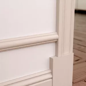 Moulding trim - Frieze - Millwork 20 x 44 mm - modell 009 - For baseboards - High-quality Swedish pine