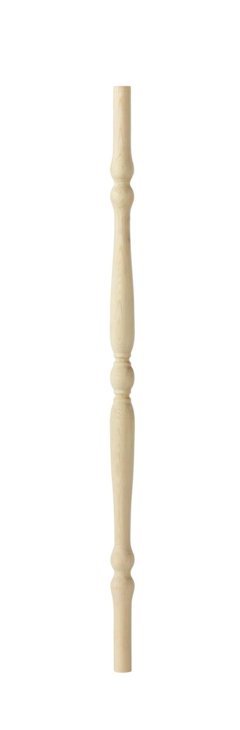Wooden baluster - turned - 40 x 850 mm - Balluster for decks, balconies, porches and verandas