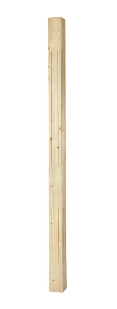 Holzsäule für Balkon und Veranda - 130 x 2500 mm
