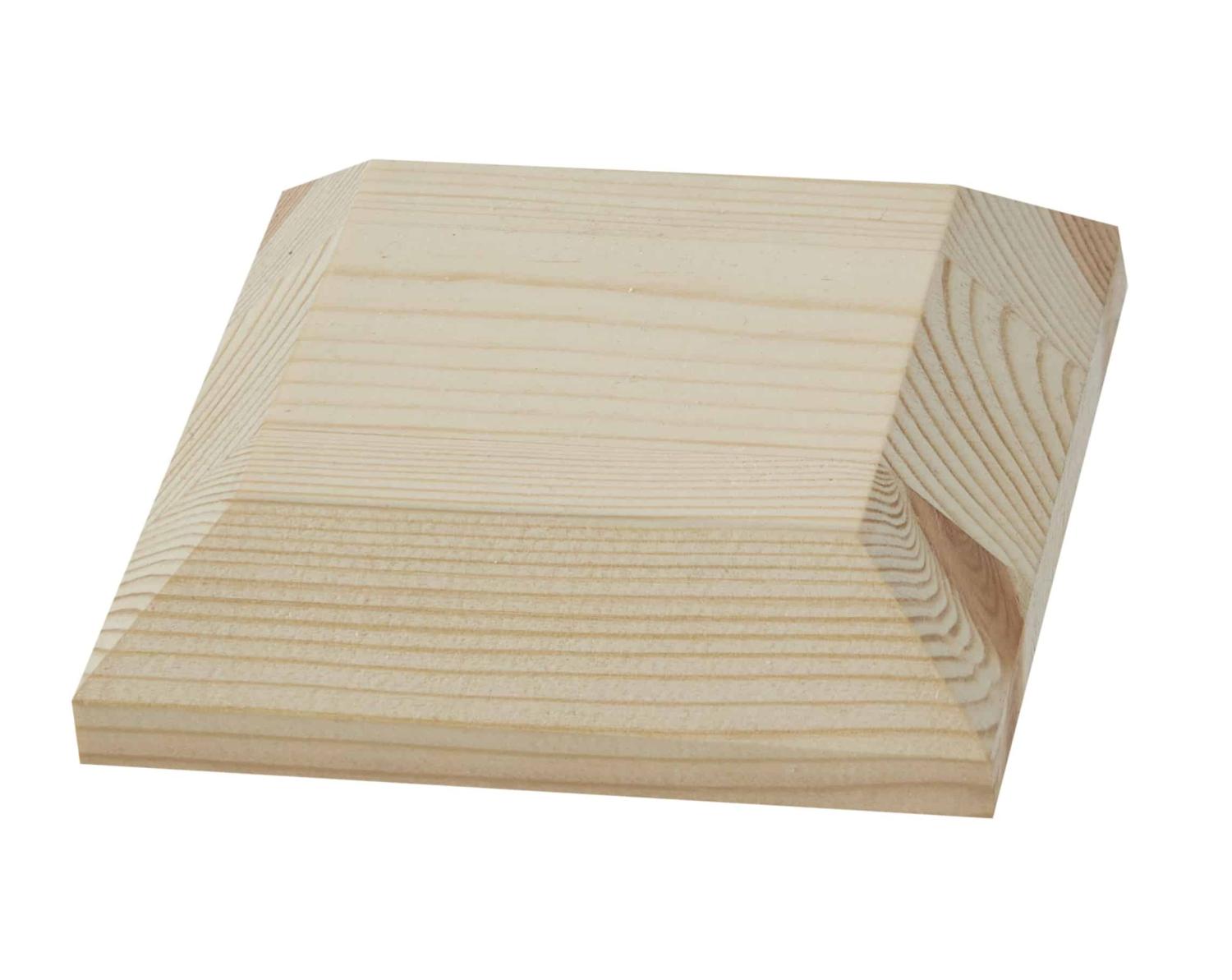 Stolphatt - Stolplock i trä - 105 x 105 mm - Nr. 34-NG-382 | Gaveldekor