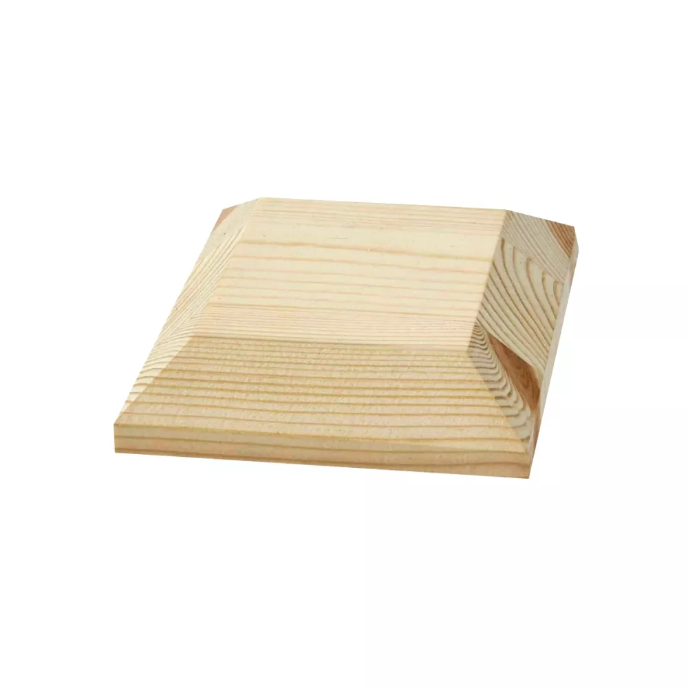 Wooden Post Cap - Plateau - 105 x 105 mm - No. 34-382