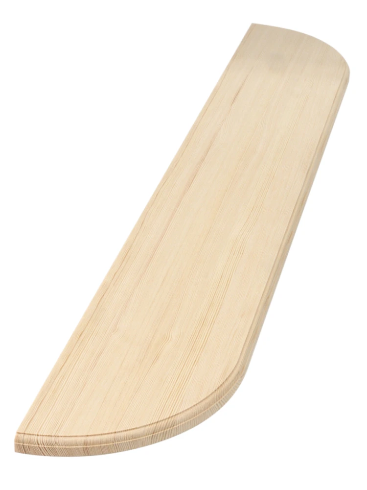 Hyllplan i furu med rundade hörn och profilerad kant - Nr. 40-GD-11PR