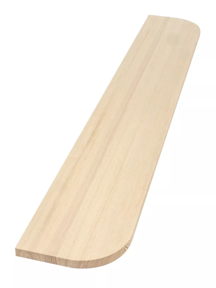 Hyllplan i furu med rundade hörn - Nr. 40-GD-12