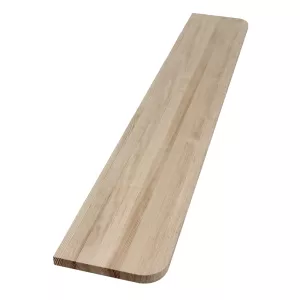 Hyllplan i ek - rundade hörn