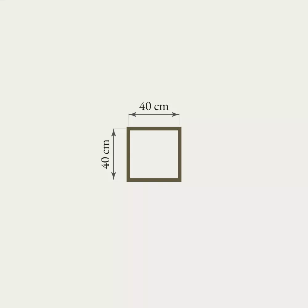 Zierleiste Wand 20 mm - kompletter Rahmen 4 Leisten