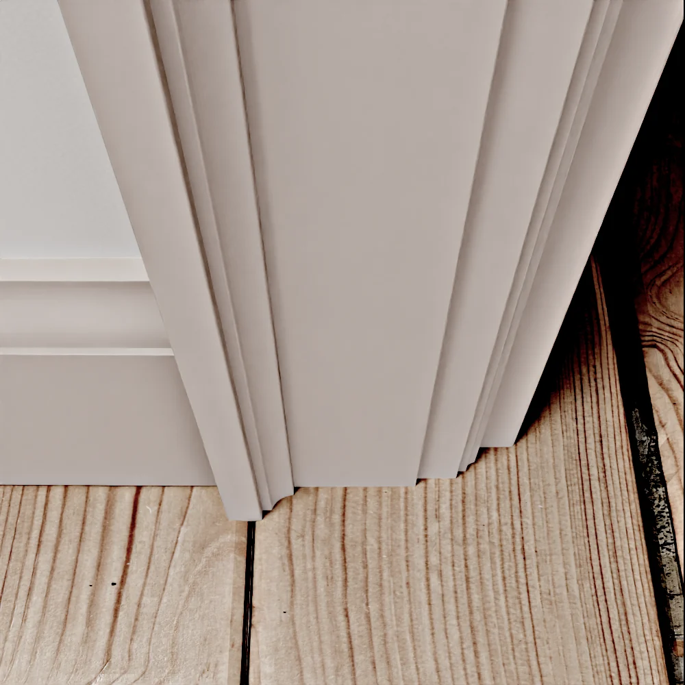 Door casing with backband - 27 x 87 mm