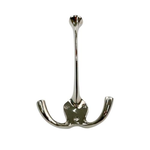 Dubbelkrok Hattpinne Nickel