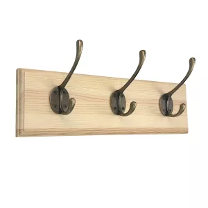 Kroklist 40 x 12 cm - Hattpinne 3 st. Antik