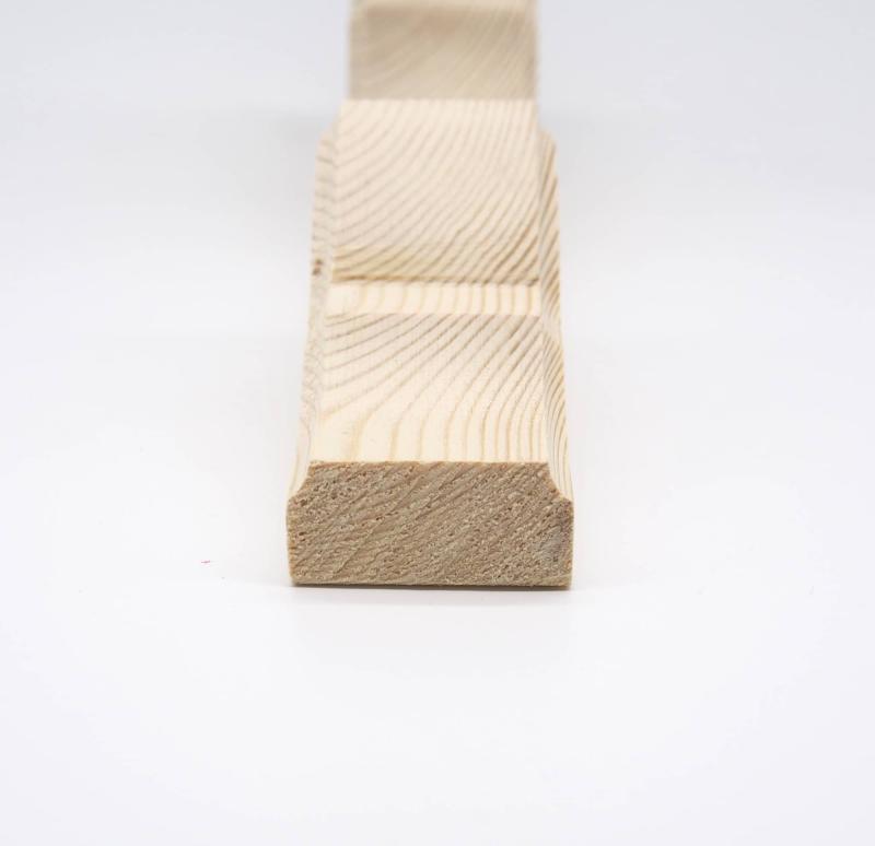 Wooden window moulding Gaveldekor- 32 x 9 x 4 cm