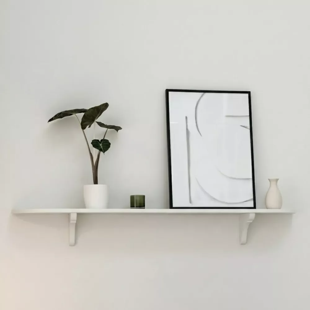 Shelf board, in pine, rounded corners, knot-free - No. 40-GD-11