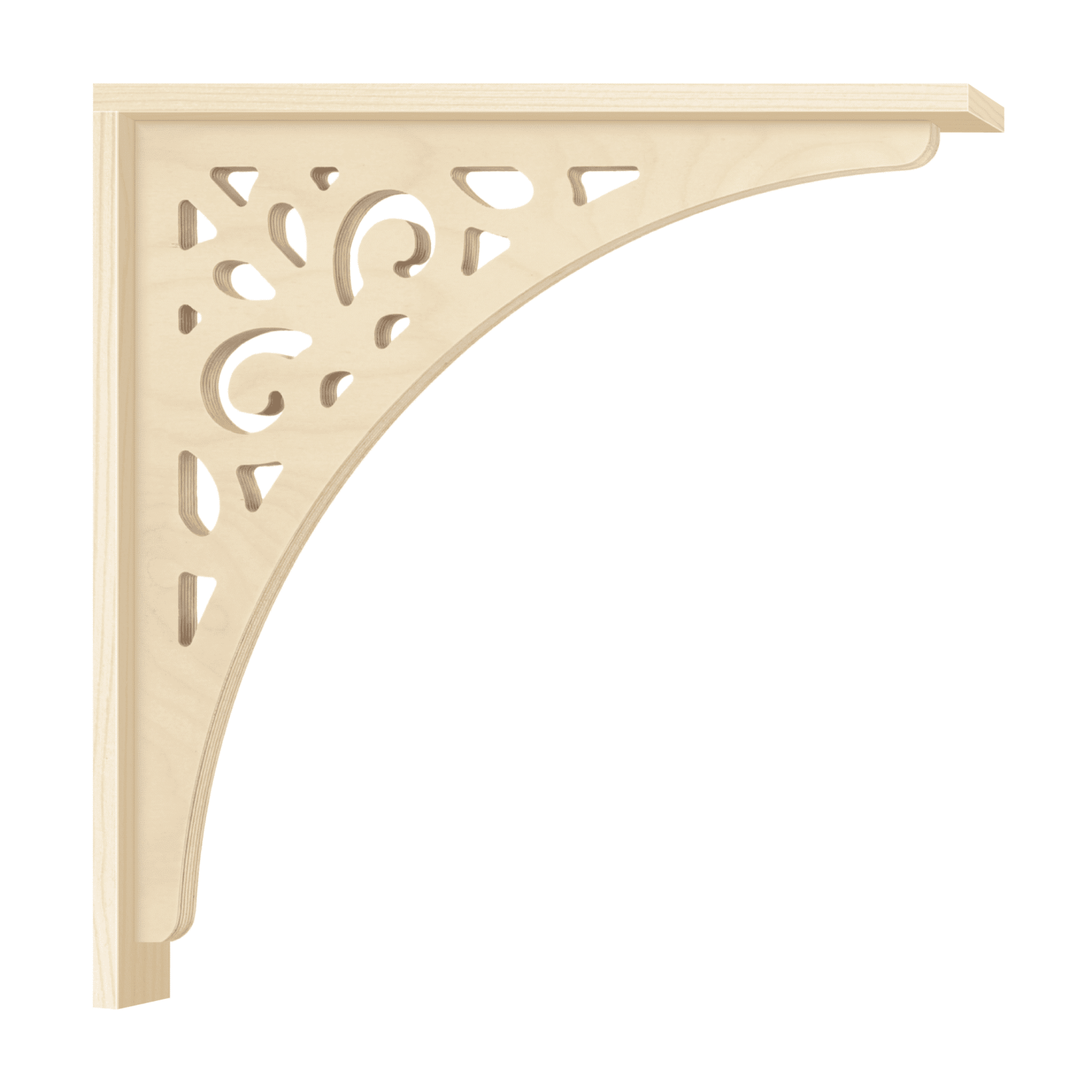 Bracket 015 – Victorian corbel for porch and veranda with decorative wooden strip