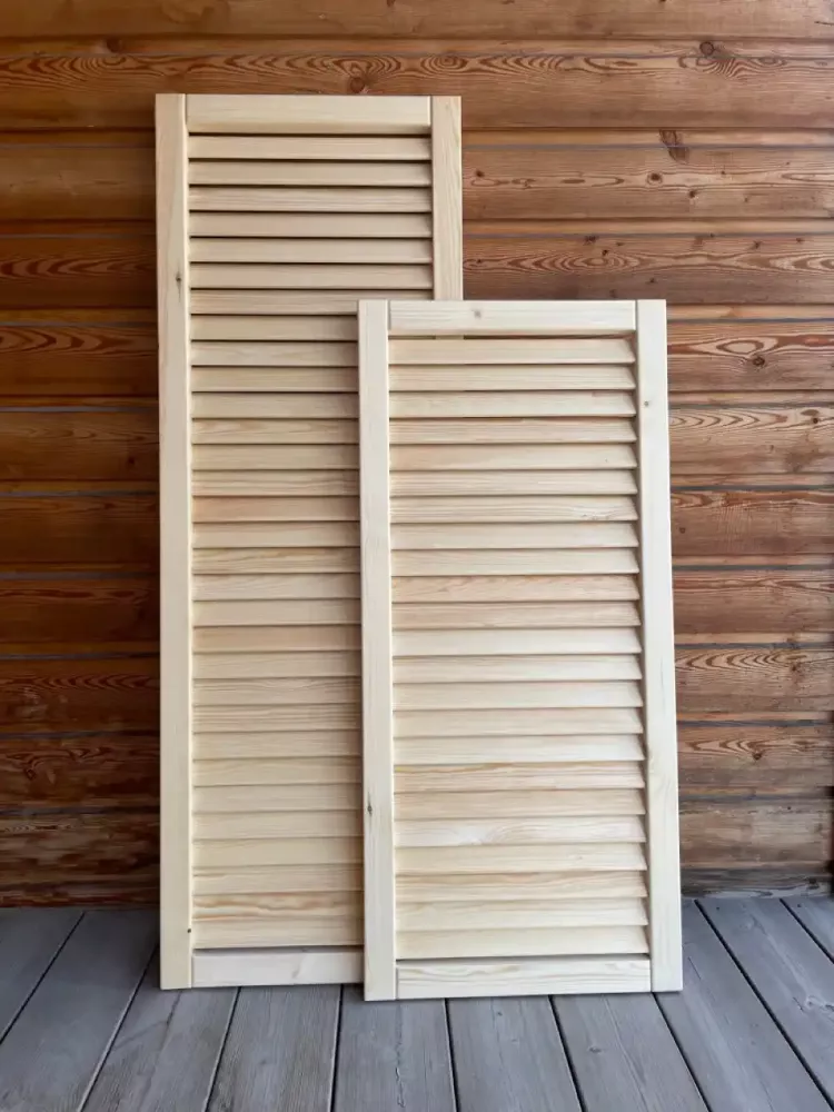 Dekorativer Fensterladen - Kiefernholz - Nr. 39-CW-1