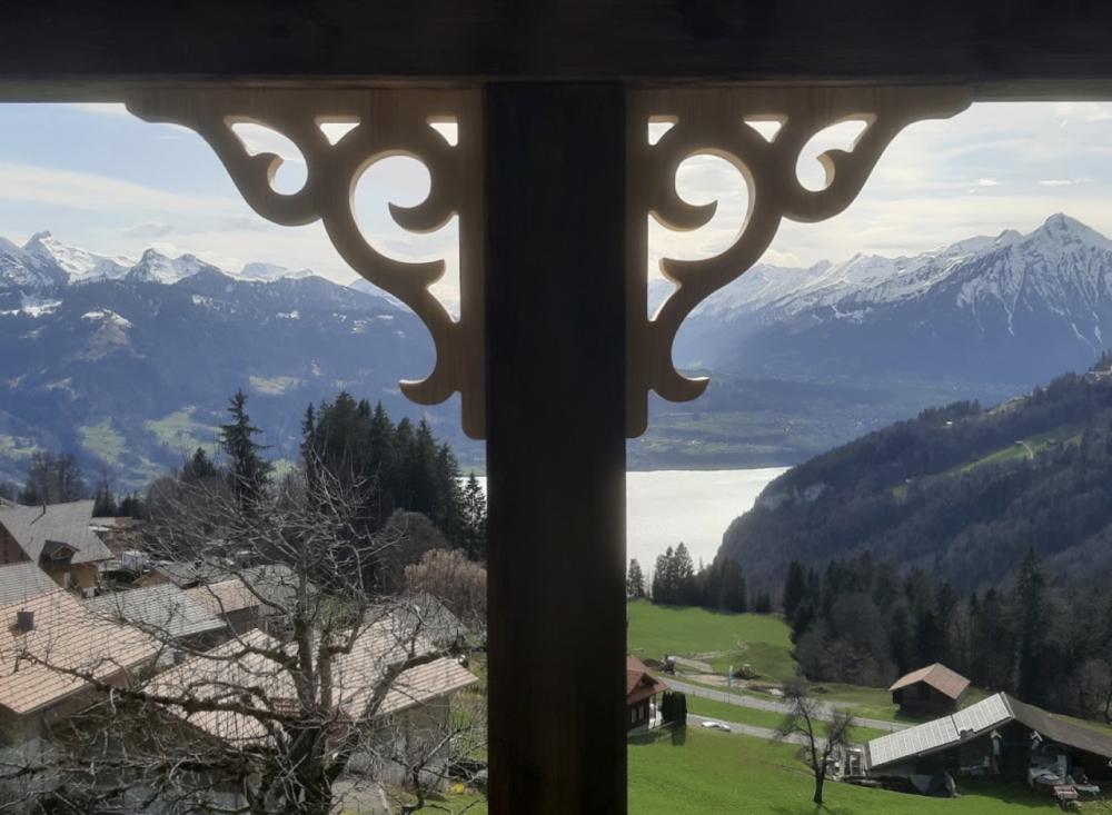 Wooden Victorian Bracket - Pine - No. 1-016-F