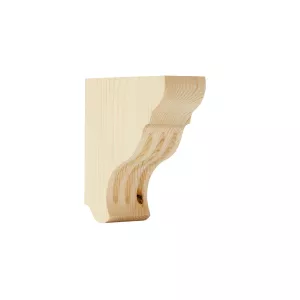 Small decorative wooden shelf bracket. No. 41-NG-300