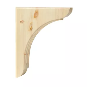 Decorative wooden shelf bracket. No. 41-NG-308