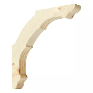 Decorative wooden shelf bracket. No. 41-NG-311