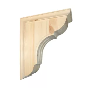 Decorative wooden shelf bracket. No. 41-NG-312