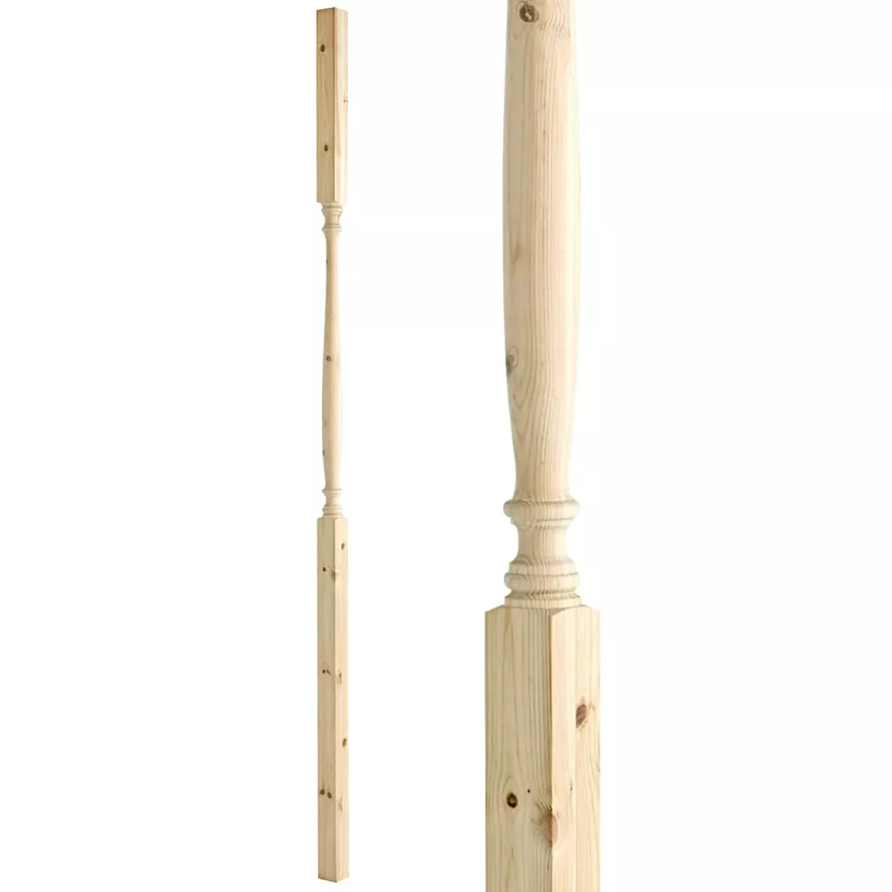 Stolpe/Pelare 2500 x 65 mm - Svarvad - Nr. 30-NG-109