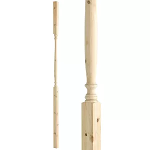 Stolpe/Pelare 2500 x 65 mm - Svarvad - Nr. 30-NG-109