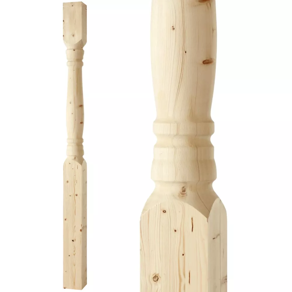 Stolpe/Pelare 2500 x 170 mm - Svarvad - Nr. 30-NG-122