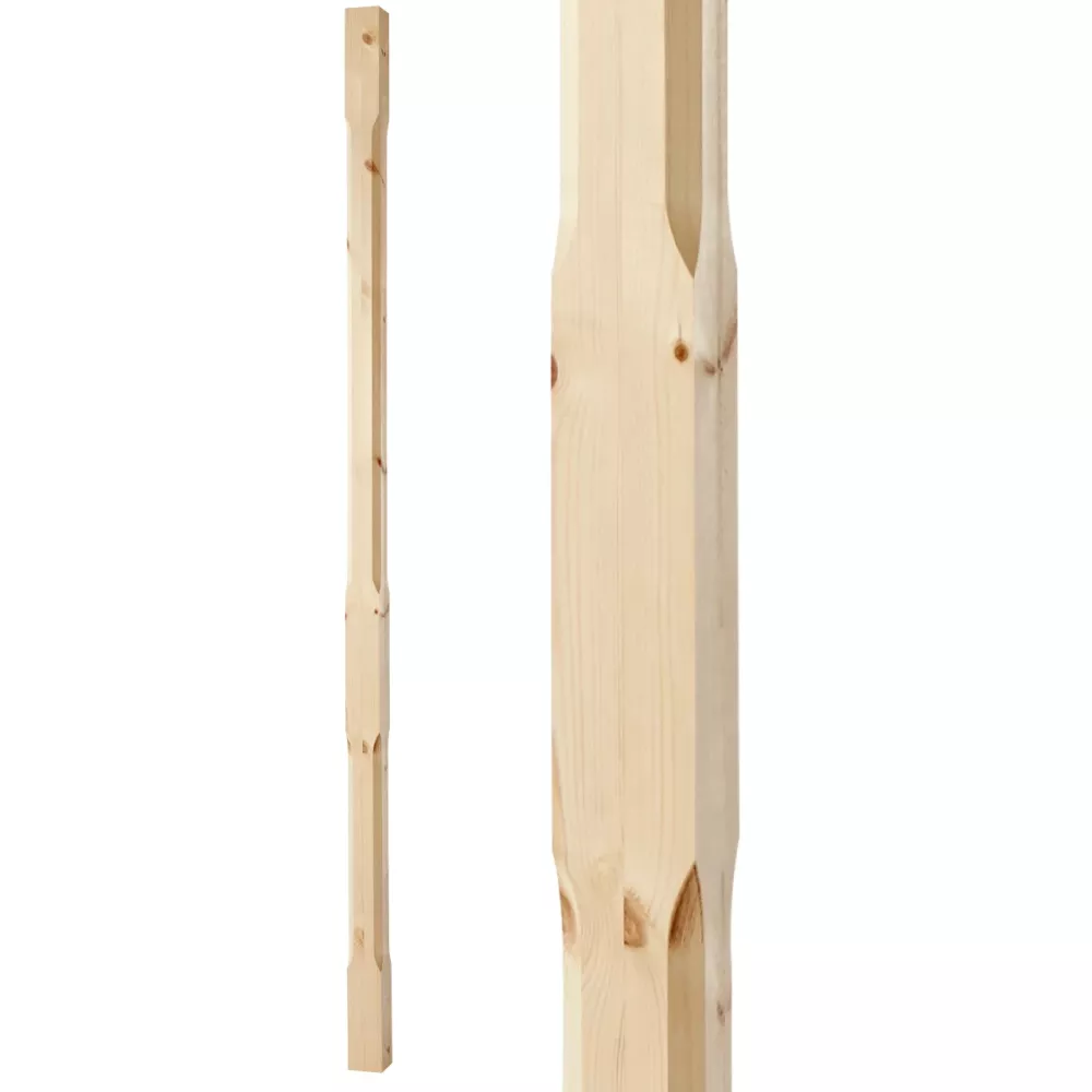 Stolpe/Pelare 2500 x 85 mm - Fasfräst - Nr. 30-NG-126