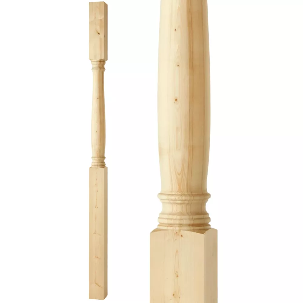 Stolpe/Pelare 2500 x 130 mm - Svarvad - Nr. 30-NG-127