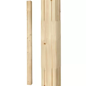 Stolpe/Pelare 2500 x 130 mm - Spårfräst - Nr. 30-NG-322