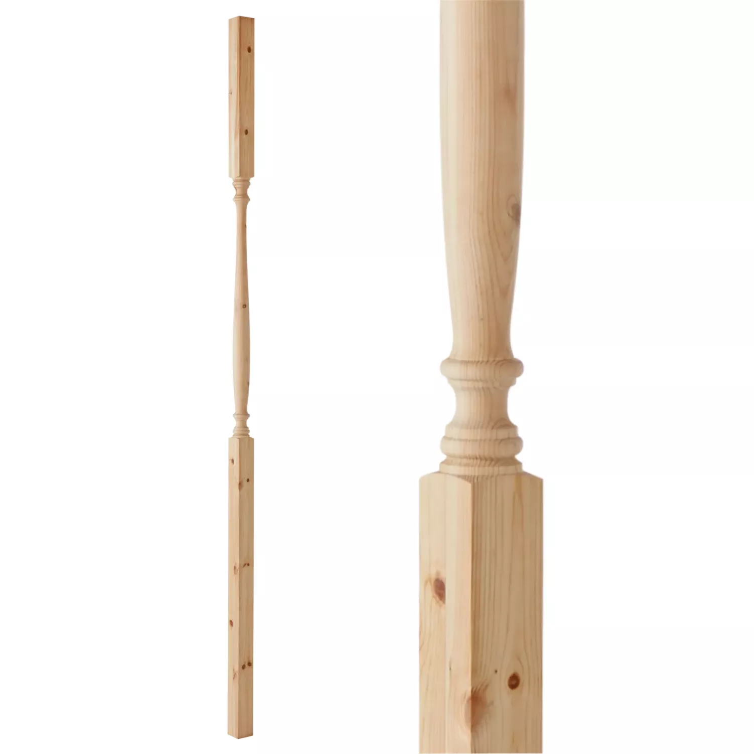 Stolpe/Pelare - Svarvad - 2500 x 65 mm - Nr. 30-NG-109