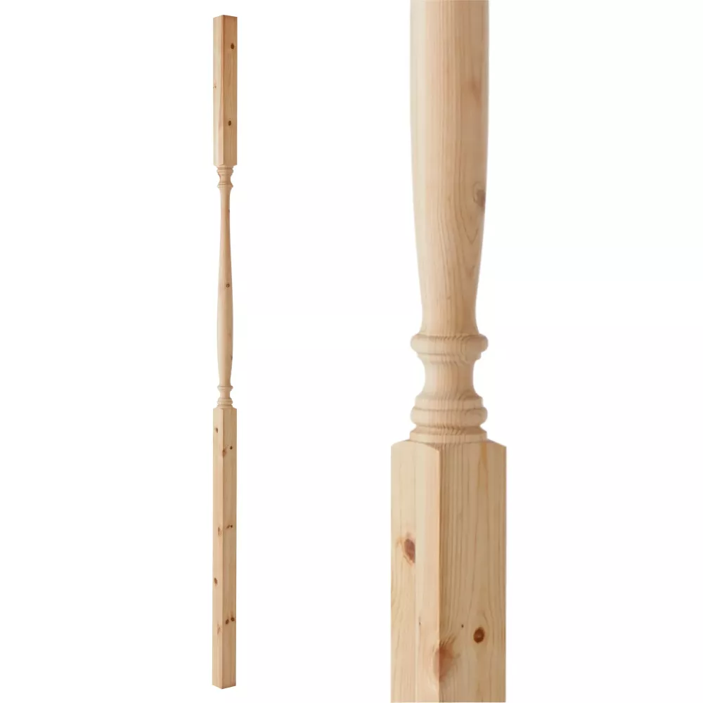 Stolpe/Pelare - Svarvad - 2500 x 65 mm - Nr. 30-NG-109