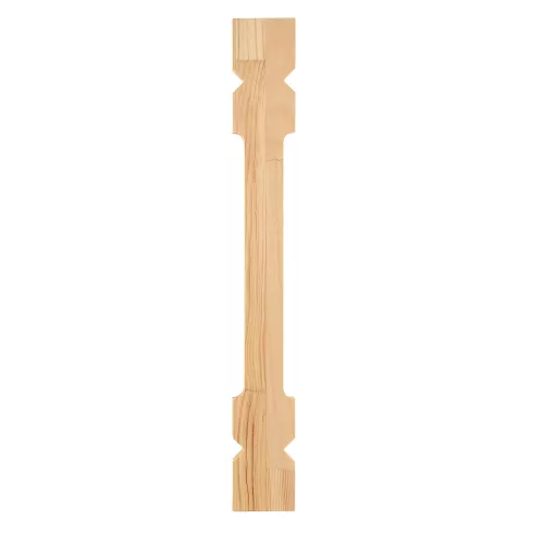 Wooden Flat Baluster - Pine - No. 005-F