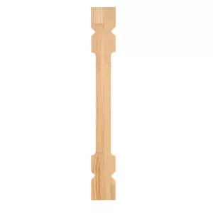 Wooden fence picket in pine - model 005