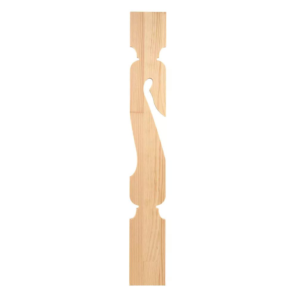 Wooden Victorian Baluster - Pine - No. 006-F