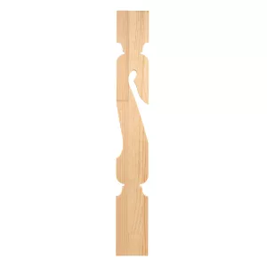 Wooden Victorian Baluster - Pine - No. 006-F