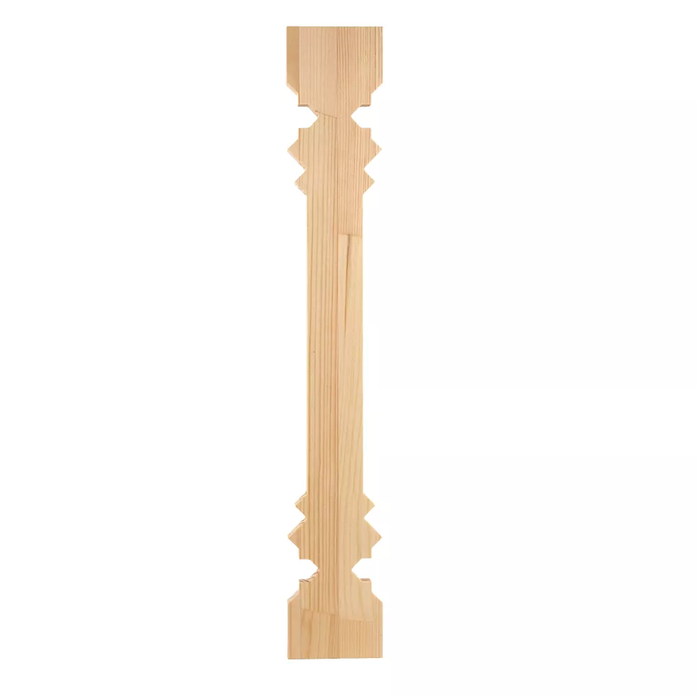 Wooden Victorian Baluster - Pine - No. 011-F
