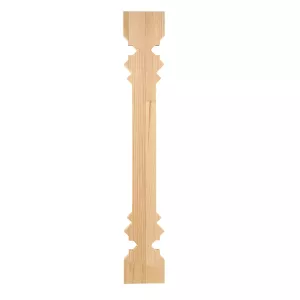 Wooden fence picket in pine - model 011