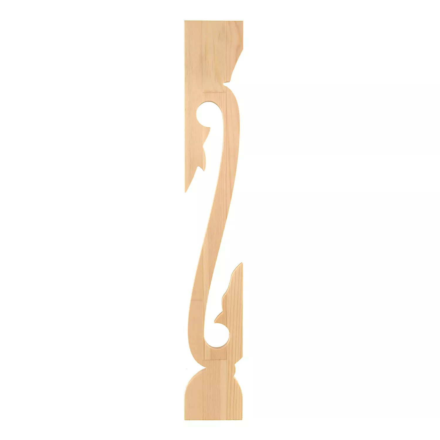Wooden Victorian Baluster - Pine - No. 020-F