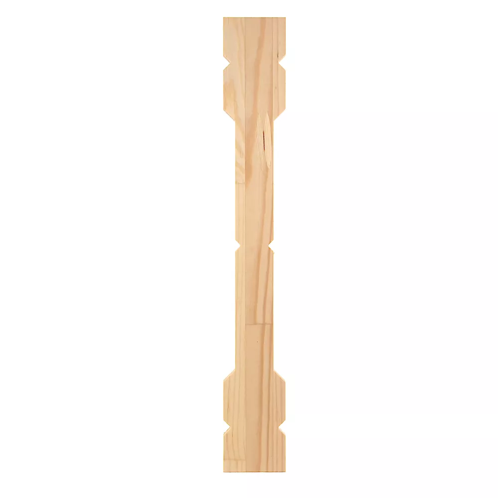 Wooden Victorian Baluster - Pine - No. 022-F