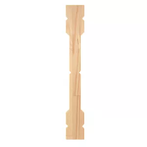 Wooden fence picket in pine - model 022