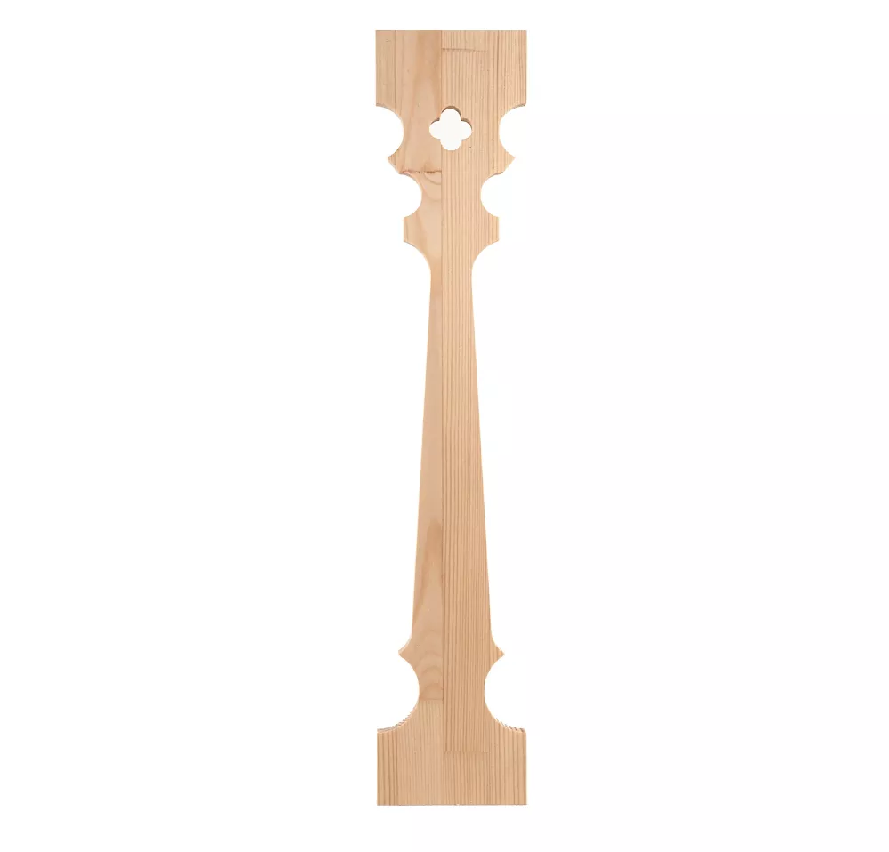Wooden Victorian Baluster - Pine - No. 040-F