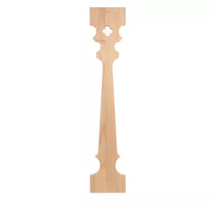 Wooden fence picket in pine - model 040