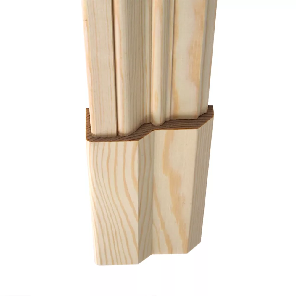 Plinth Block - Pine - 75 x 24 mm - No. 1270