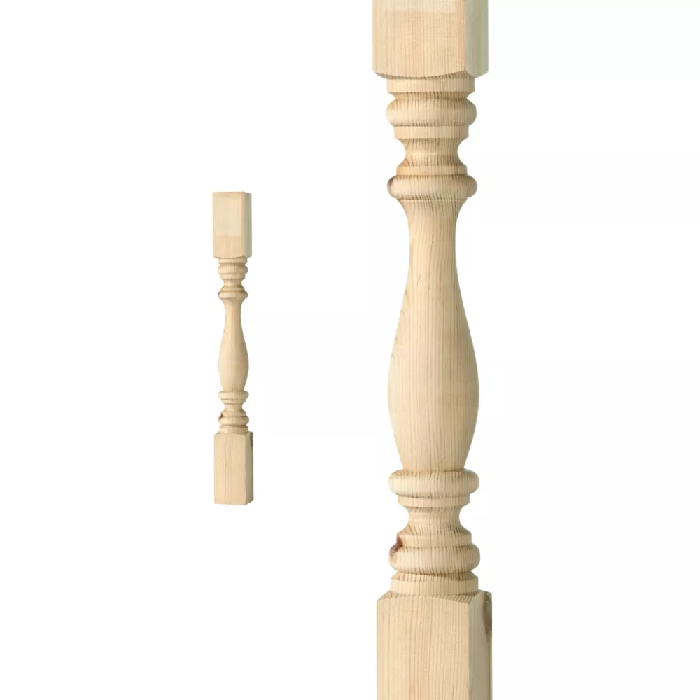 Stolpe 500 x 53 mm - Baluster Svarvad - Nr. 11-NG-102