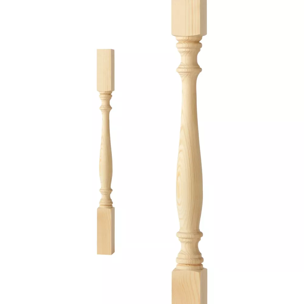 Stolpe 900 x 65 mm - Baluster Svarvad - Nr. 11-NG-107