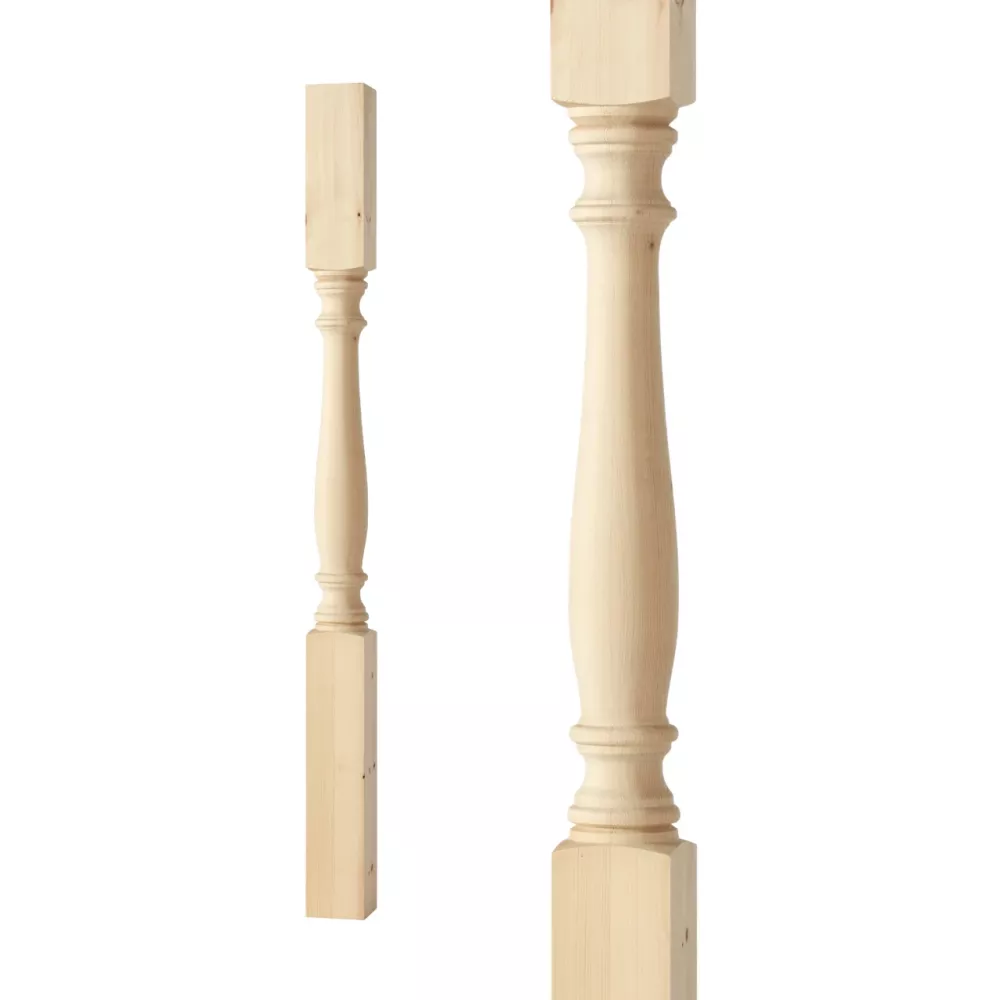 Stolpe 1180 x 85 mm - Svarvad - Nr. 30-NG-112