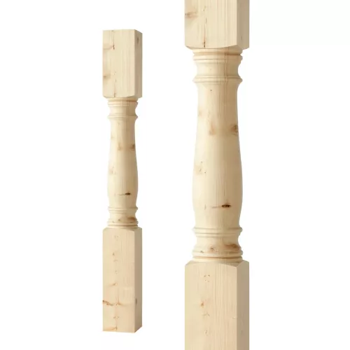 Pfosten 118 cm - gedreht - Nr. 30-128